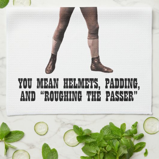 Een echt overdreven Man Theedoek (Gevouwen)