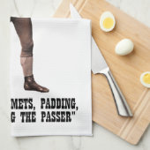 Een echt overdreven Man Theedoek (Quarter Fold)