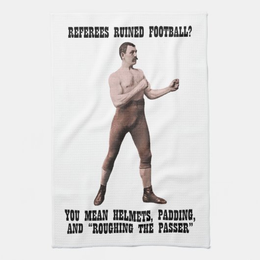 Een echt overdreven Man Theedoek (Verticaal)