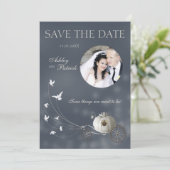 Een Echt Sprookje Voeg uw foto toe Trouwdag Kaart (Staand voorkant)