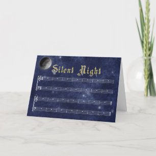Een echt Stille Nacht wenskaart Feestdagen Kaart