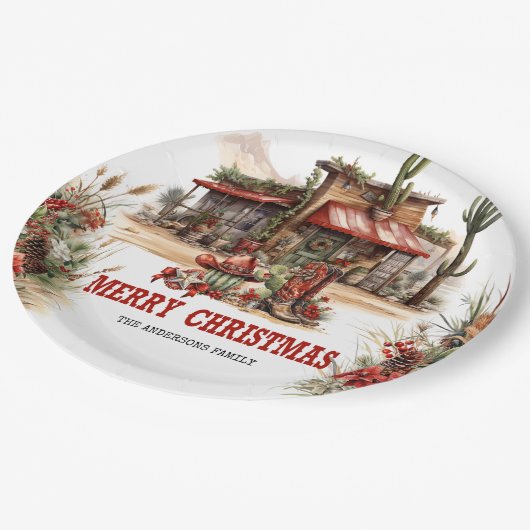 Een echt westerne ervaring in de prairie papieren bordje (Gekanteld)