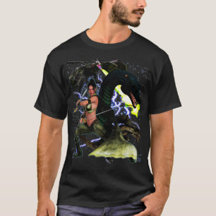 Een echt zieke draak krijger prinses t-shirt