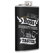 Een echte baas heupfles (Rechts)