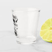 Een echte baas quote shot glas (Rechts)