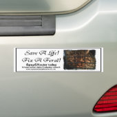 Een echte Bumpersticker opslaan (Op auto)
