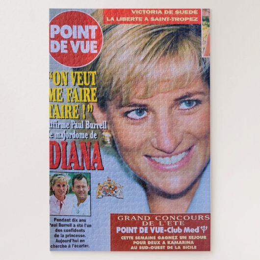 Een echte dame. legpuzzel (Verticaal)