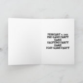 EEN ECHTE DEFINITIE VAN FOOTBALL INVITATION (Binnen)