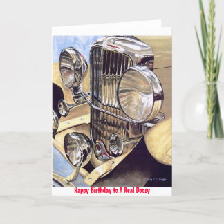 Een echte Doozy verjaardagskaart Kaart
