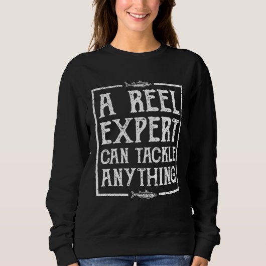 Een echte expert kan alles aan Vissen Trui (Voorkant)