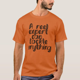 Een echte expert kan schaalbare vectorafbeeldingen t-shirt