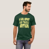 Een echte expert kan schaalbare vectorafbeeldingen t-shirt (Voorkant volledig)