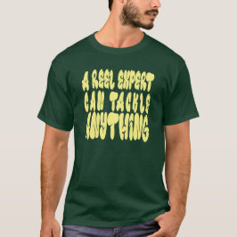 Een echte expert kan schaalbare vectorafbeeldingen t-shirt