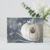 Een echte feiale tale bruiloft RSVP (Staand voorkant)