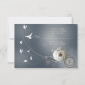 Een echte feiale tale bruiloft RSVP (Achterkant)