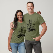 Een echte gamer slaapt nooit t-shirt (Unisex)