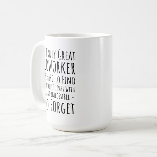 een echte goede collega koffiemok (Voorkant links)