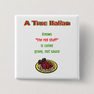 Een echte Italiaanse pop Vierkante Button 5,1 Cm