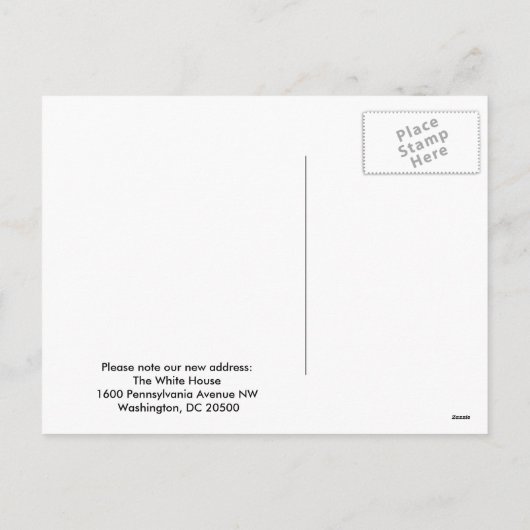 Een echte kerst van Donald en Melania Feestdagenkaart (Achterkant)