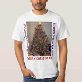 Een echte kerstboom t-shirt