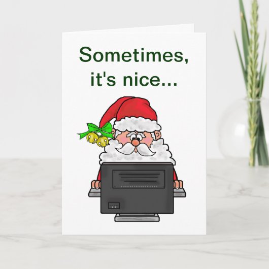 Een echte Kerstkaart van de Kerstkaart Feestdagen Kaart (Voorkant)