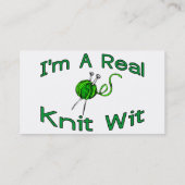 Een echte kit visitekaartje (Achterkant)