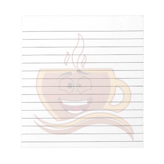 Een echte koffieverslaafde notitieblok (Voorkant)