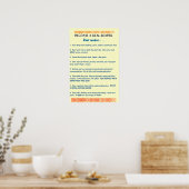 een echte lezer worden poster (Keuken)