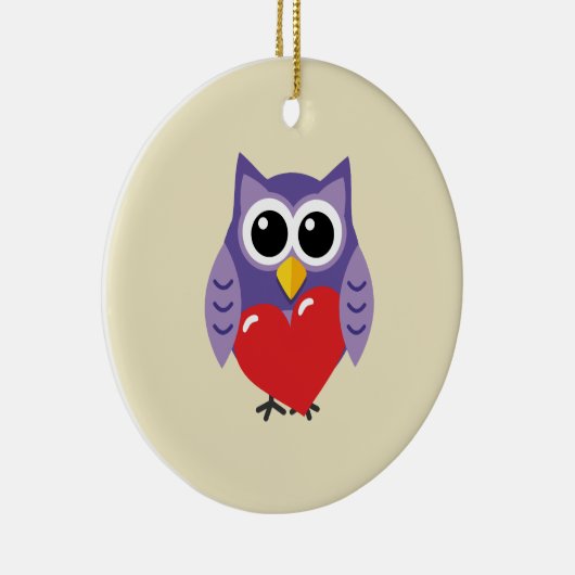 Een echte liefde keramisch ornament (Rechts)