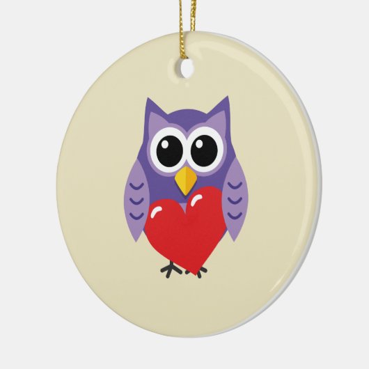 Een echte liefde keramisch ornament (Links)