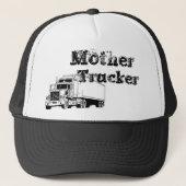 Een echte moedertrucker trucker pet (Voorkant)