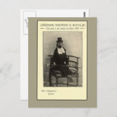 Een echte Oddity - een aap in een set Briefkaart (Voorkant / Achterkant)