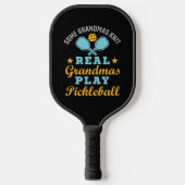 Een echte oma Knit Real Grandmas Play Pickleball Pickleball Paddle (Voorkant)
