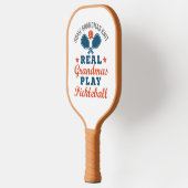 Een echte oma Knit Real Grandmas Play Pickleball Pickleball Paddle (Links)