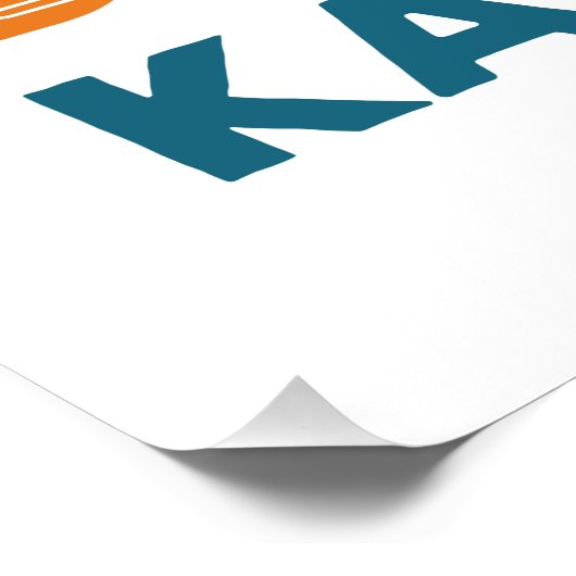 Een echte oma's die er zijn perfect poster (Hoek)