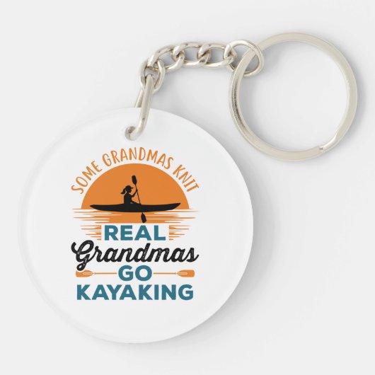 Een echte oma's die er zijn sleutelhanger (Achterkant)