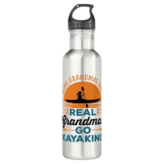 Een echte oma's die er zijn waterfles  (Voorkant)