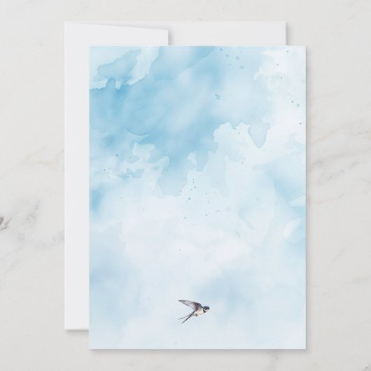 Een echte prinses verjaardagsfeestuitnodiging kaart (Achterkant)