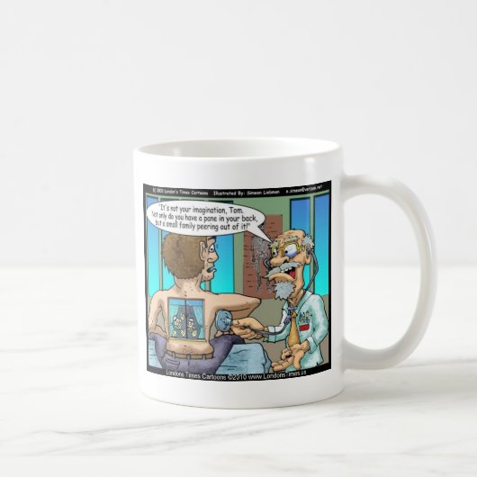 Een echte rugpijn Funny T - shirts Mokken & cadeau (Rechts)