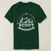 EEN ECHTE SCOUT WEET WAT WIT TELT T-SHIRT (Design voorkant)