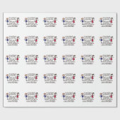 Een echte vriend cadeaupapier (Vlak)