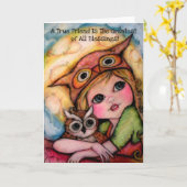 Een echte vriend is de grootste van alle zintuigen kaart (Gele Bloem)