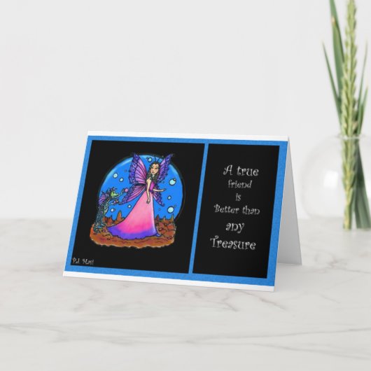 Een echte vriend kaart (Voorkant)