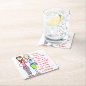 Een echte vriend kartonnen onderzetters (Insitu)