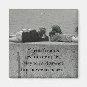 Een echte vriend magneet (Voorkant)