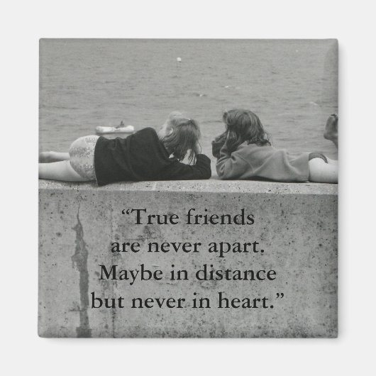 Een echte vriend magneet (Voorkant)