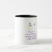 Een echte vriend mok (Midden)