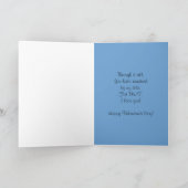 Een echte vriend Originele Art Valentijnsdag Kaart (Binnen)