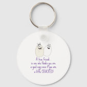 Een echte vriend sleutelhanger (Voorkant)