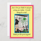 Een echte vriend tilt je op vlak vakantie Kaart (Voorkant / Achterkant)